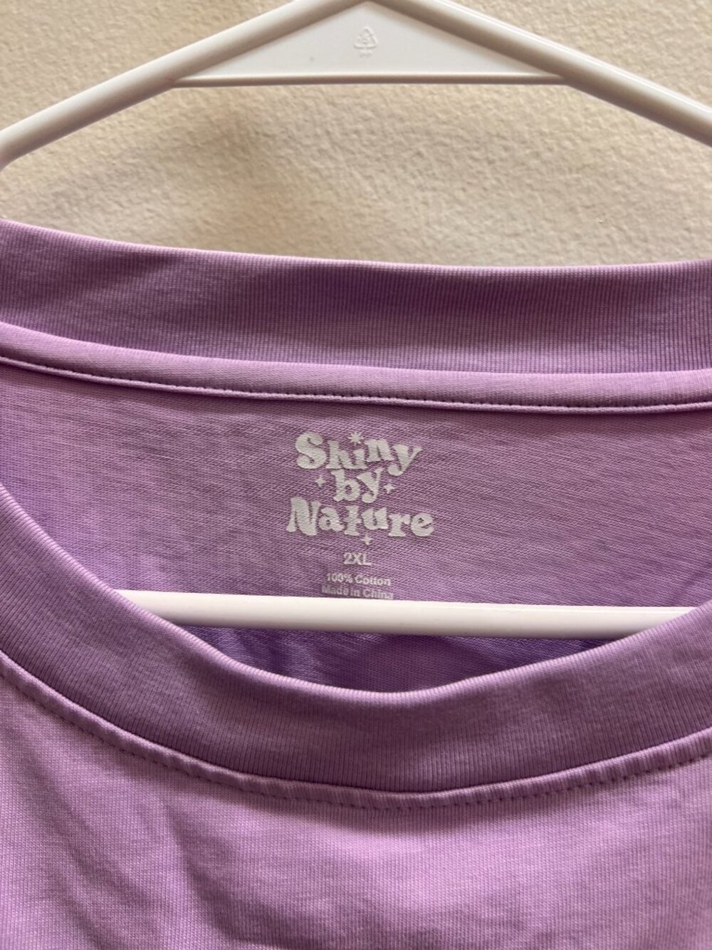 Shiny By Nature Lavender Tiered Babydoll Dress 2XL Cotton - Picture 3 of 3